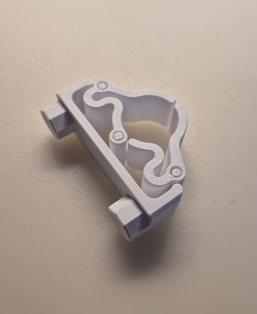 MultiBoard Push-Fit Broom 22mm Holder 3d model