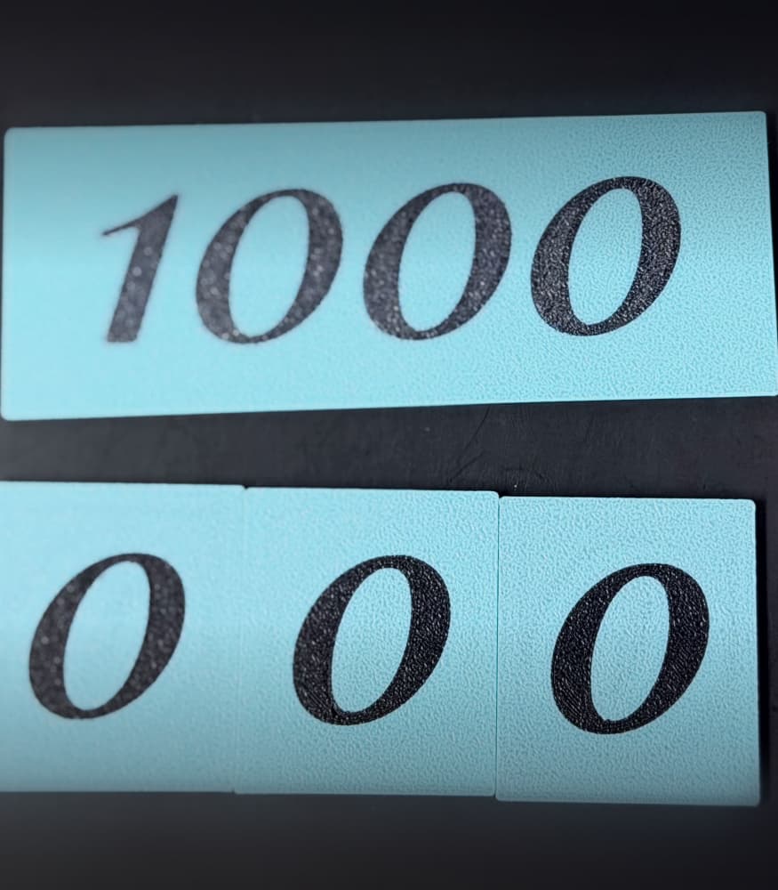 NEW: The "1000" Milestone Trophy Tile! | R7Makers 3d model