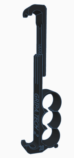 GT2-H20-T080 Gripa Tech Phone Grip 3d model