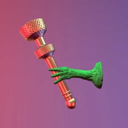 Medieval Torch - (left/default) 3d model