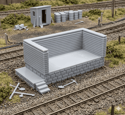 3MM TT Gauge Coaling Stage 3d model