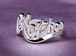 Word Mother Ring Size 7 3d model