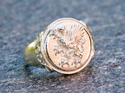 Griffin Ring Size 10 3d model