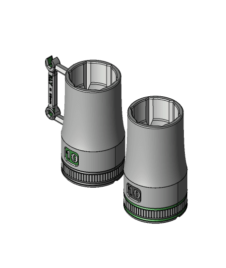 10mm DEEP 24oz Can Cup 3d model