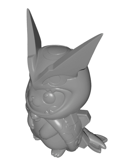 Cosplay Green Dragon 3d model