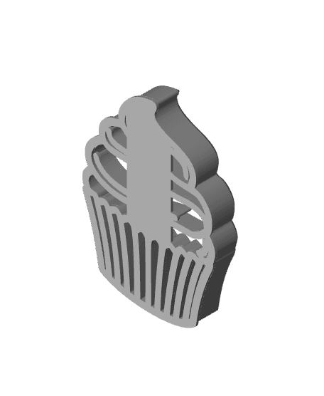 Birthday Set Cookie Cutter, Biscuit Cutter 3d model